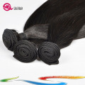 Fast Selling Natural Color Silk Straight Remy Indian Human Hair Weft